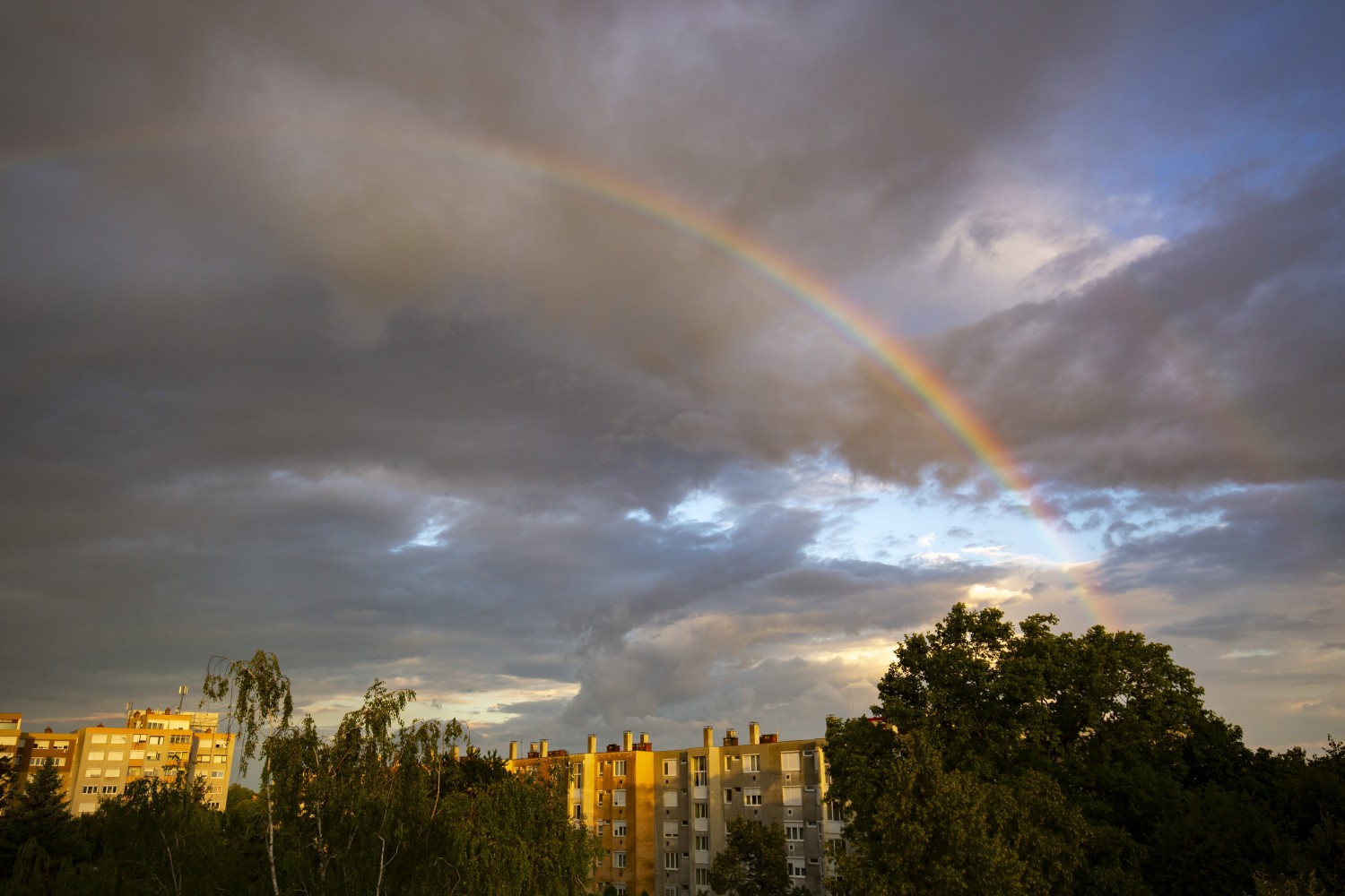 Szivárvány Kanizsa felett