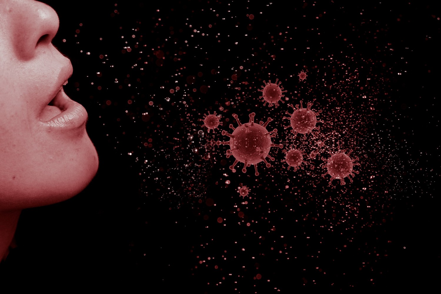Nézze meg, hogyan terjed a koronavírus a levegőben, zárt térben!