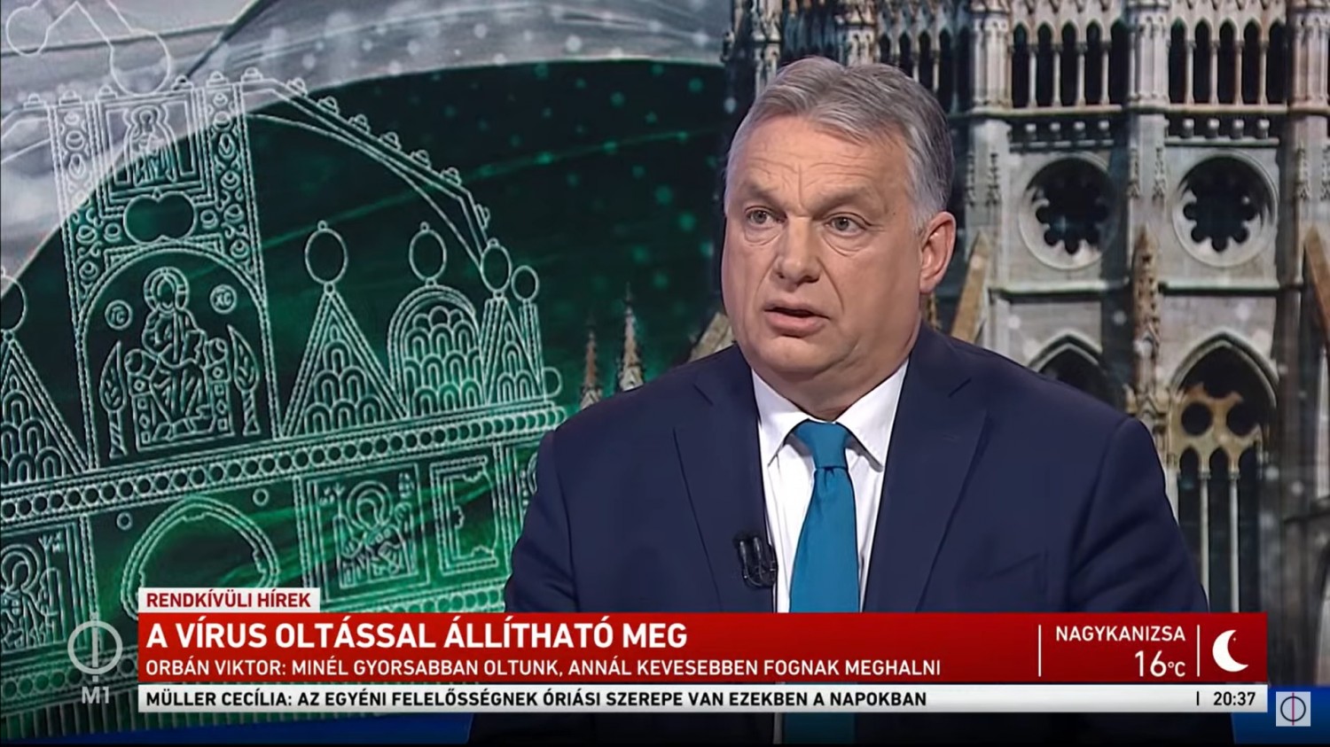 Orbán: A vírus oltással állítható meg (Frissítve!)