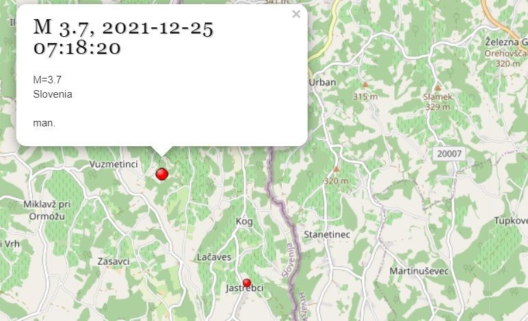 Zalában is érezhető kisebb földrengés volt Szlovéniában