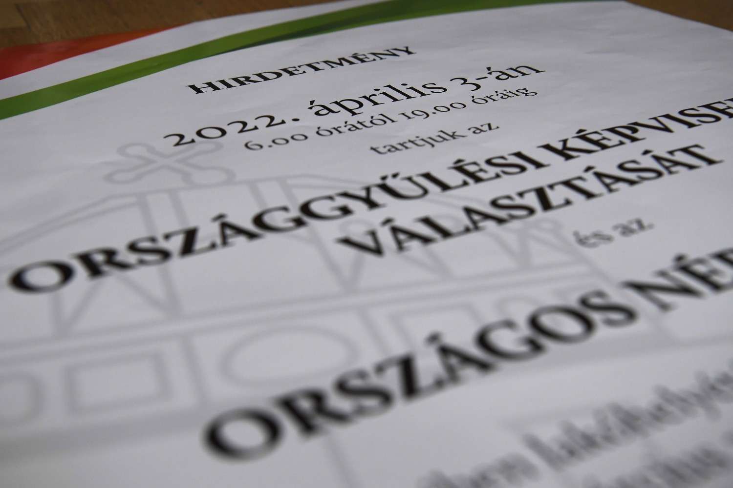 Választás 2022 - Hétfőn megkezdik az értesítők kézbesítését