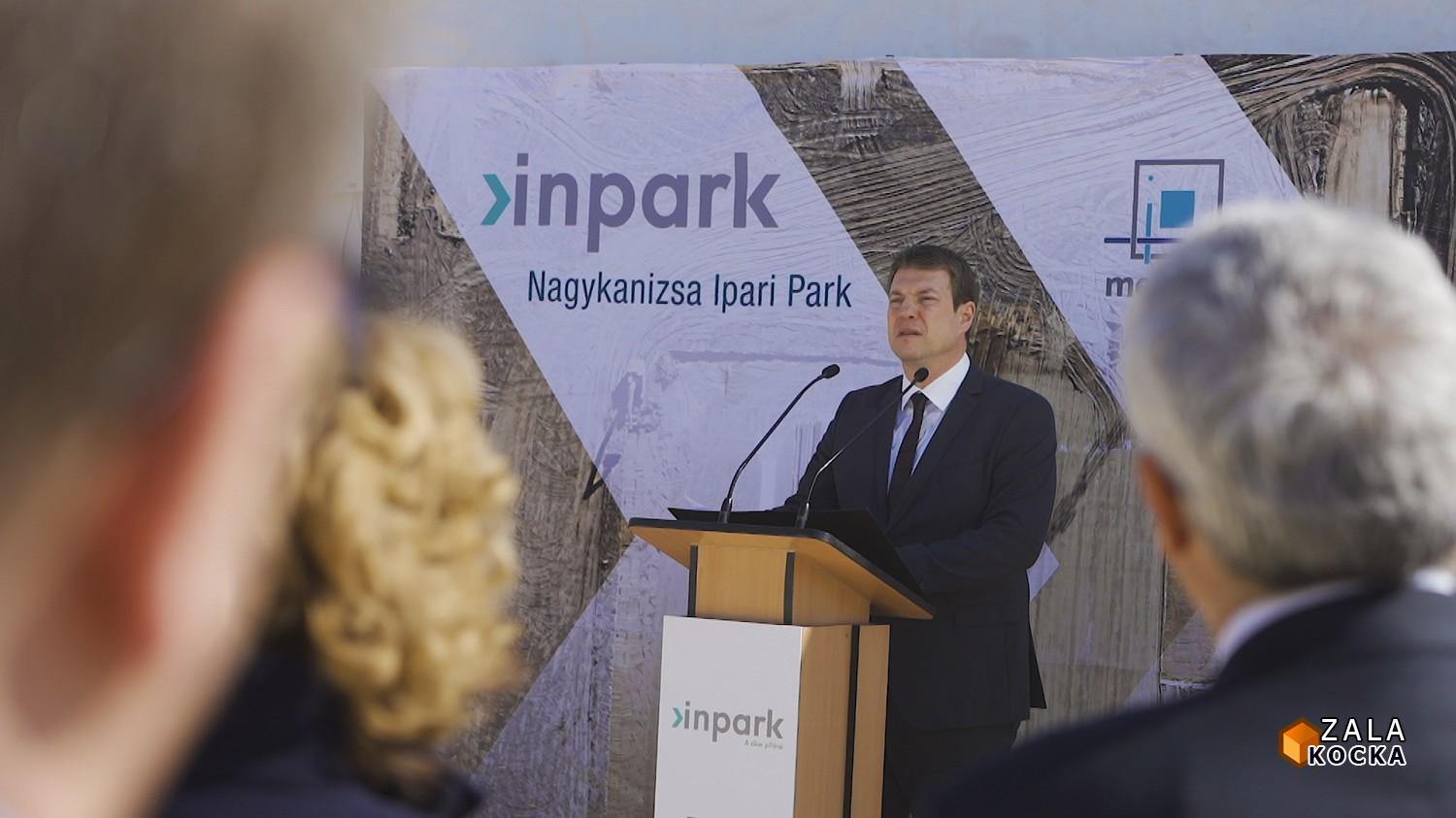 Letették az új kanizsai ipari park alapkövét, az első csarnokot már javában építi a kivitelező